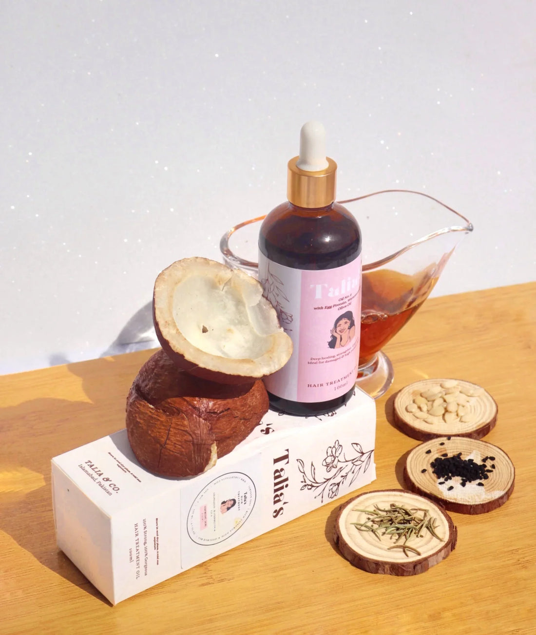 Oil No.2 W/ Egg protein & Olive Oil ( For Processed & Damaged hair)