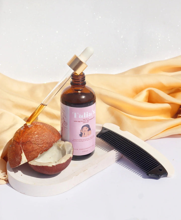 Oil No.2 W/ Egg protein & Olive Oil ( For Processed & Damaged hair)