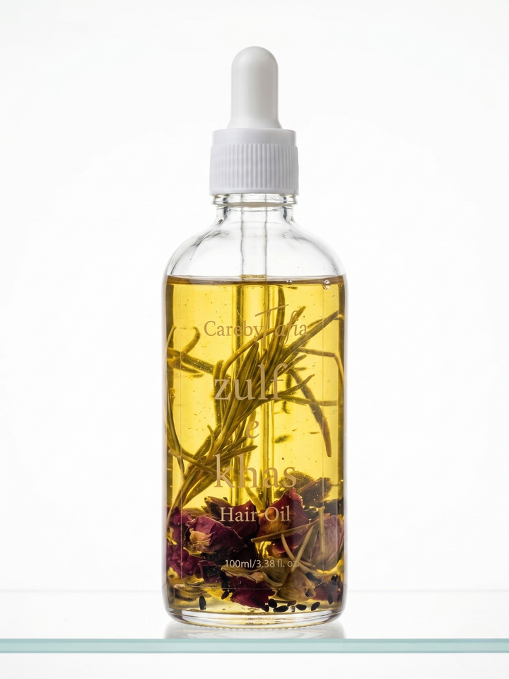 Hair Oil w/ Rosemary, Hibiscus & Jasmine